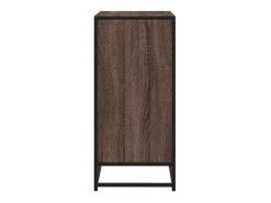 Aparador madera ingeniería roble marrón 68x35x76 cm