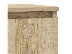 Aparador madera ingeniería roble Sonoma 57x34x76 cm