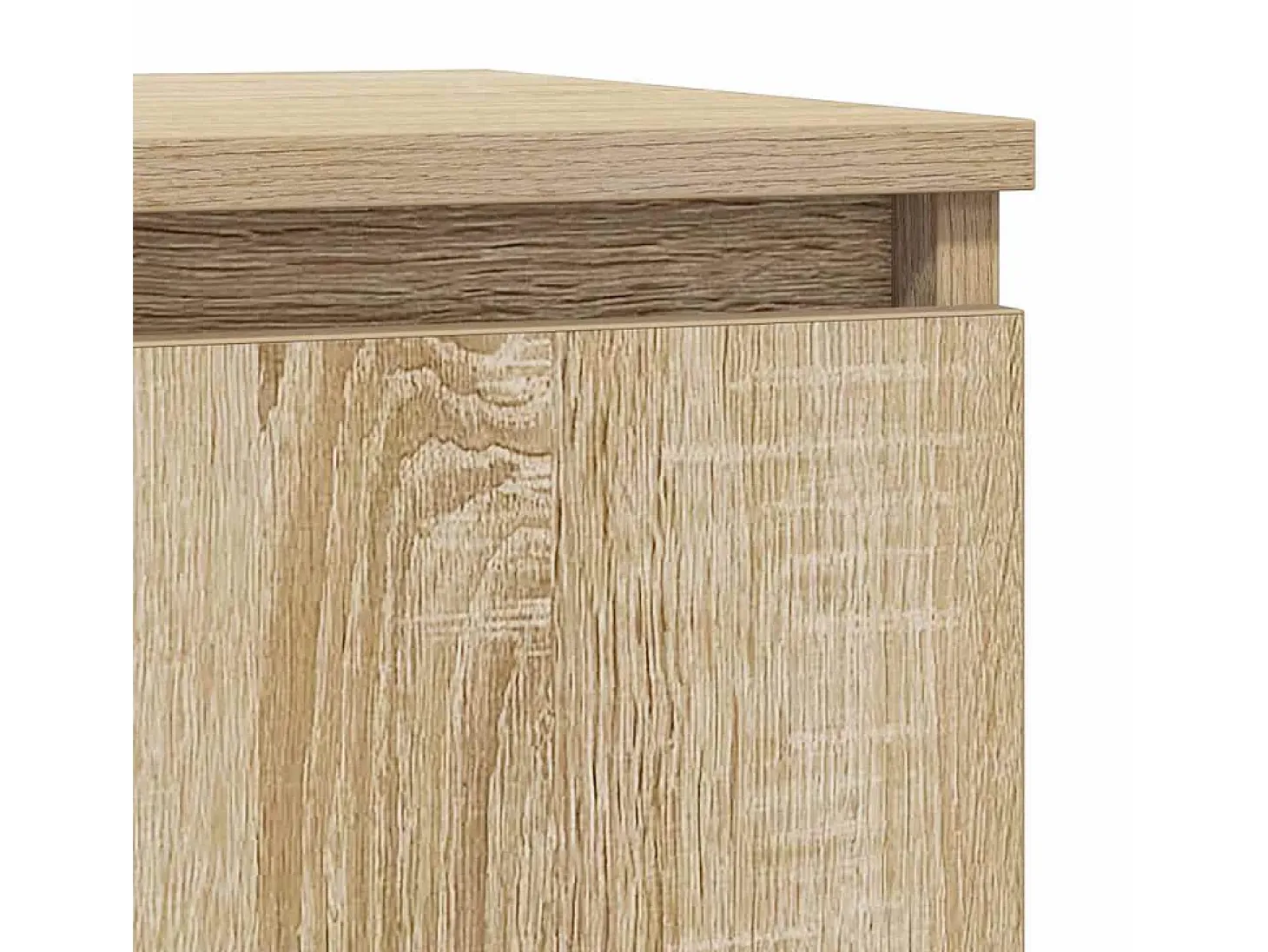 Aparador madera ingeniería roble Sonoma 57x34x76 cm
