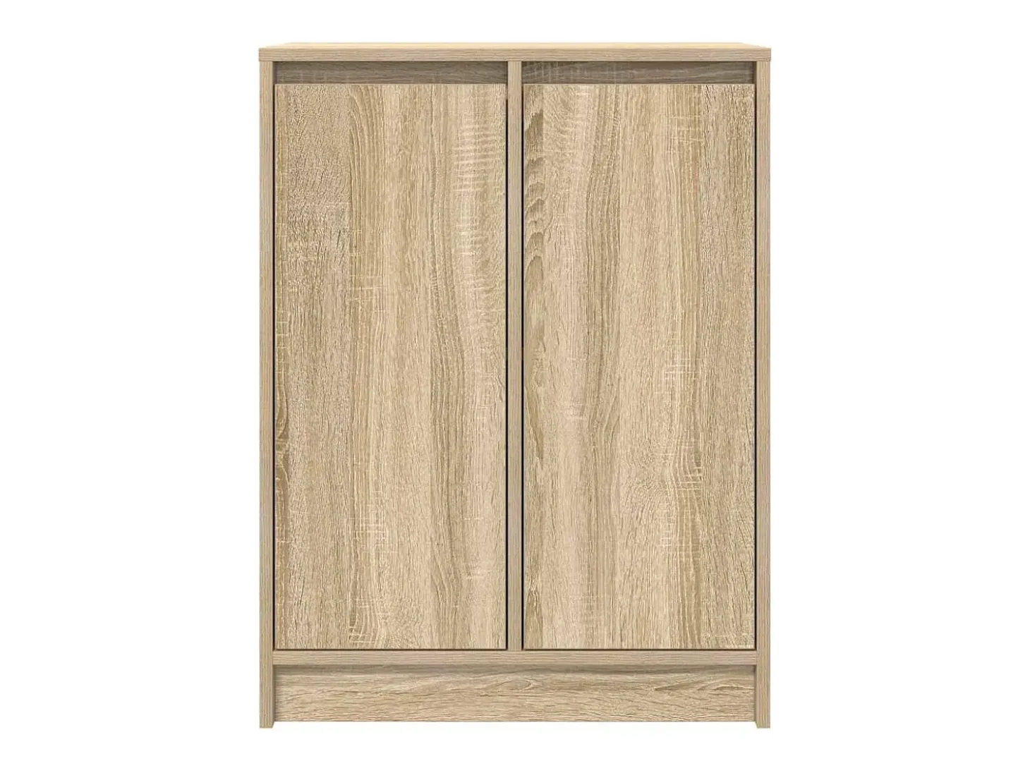 Aparador madera ingeniería roble Sonoma 57x34x76 cm