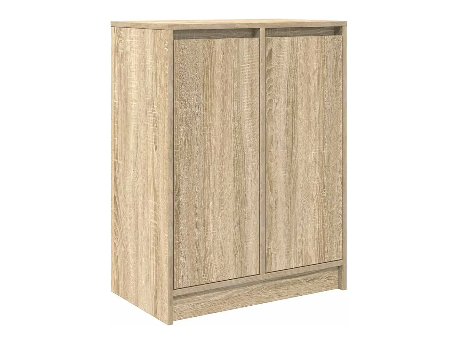 Aparador madera ingeniería roble Sonoma 57x34x76 cm