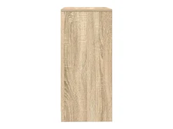 Aparador madera ingeniería roble Sonoma 57x34x76 cm