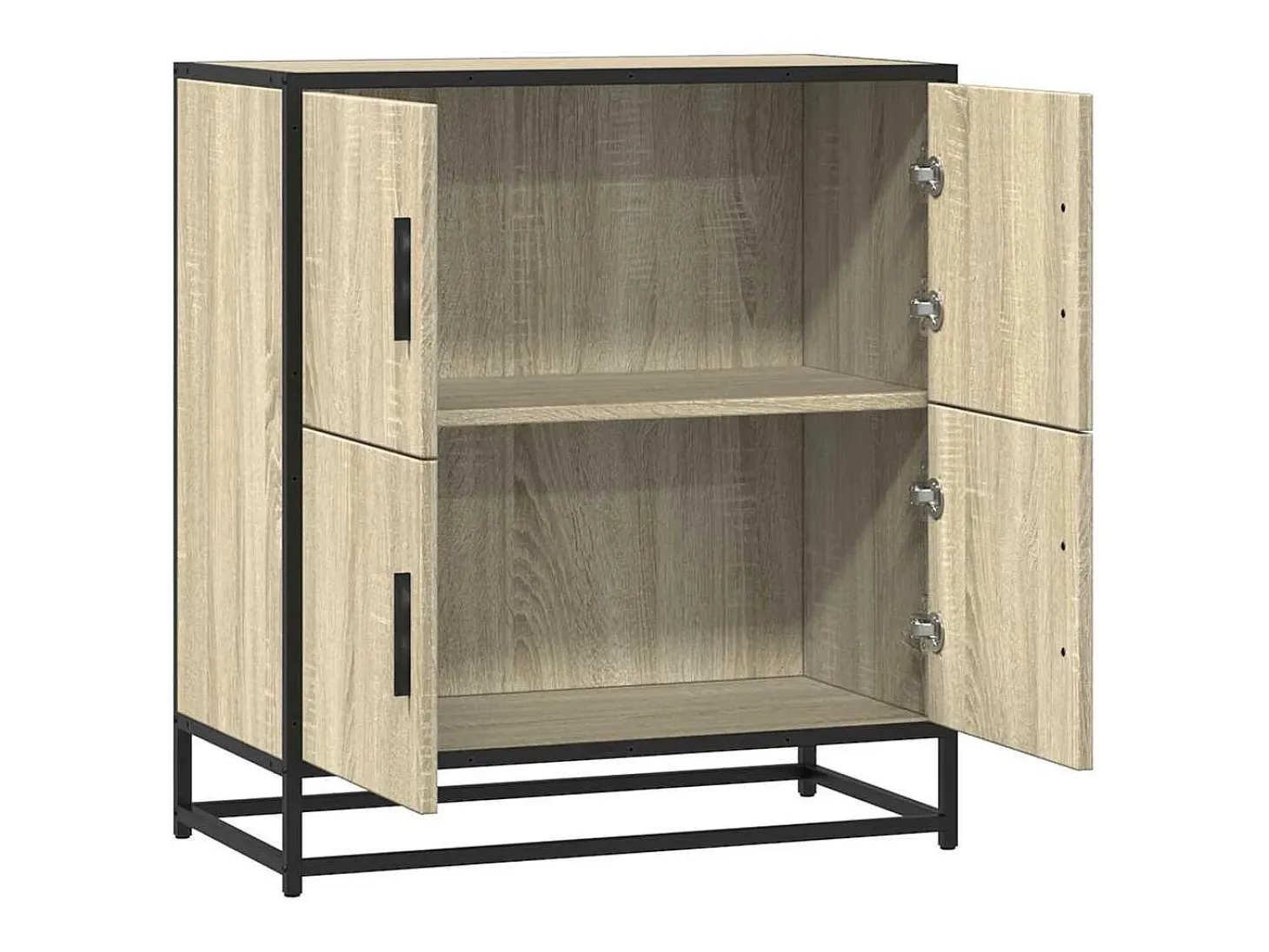 Aparador madera ingeniería roble Sonoma 68x35x76 cm
