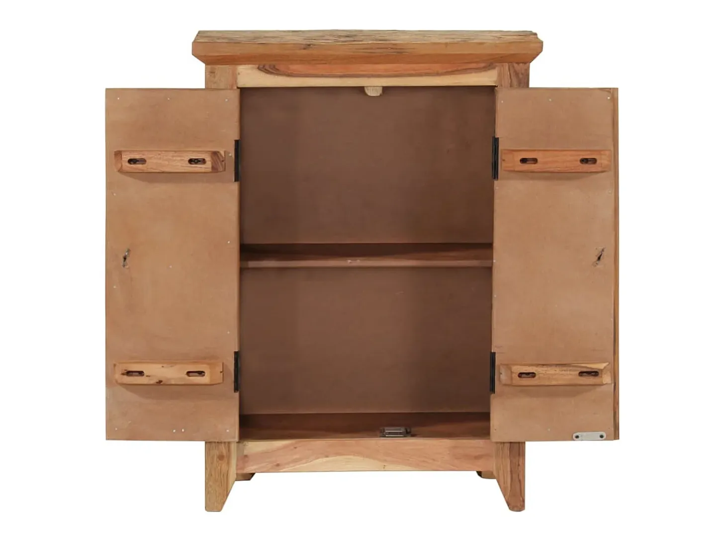 Aparador madera maciza acacia y reciclada 55x33x75 cm ES864976