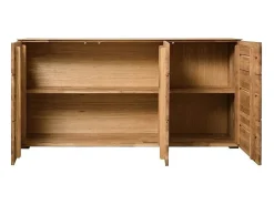 Aparador madera maciza de roble 3 puertas Inka 172 cm
