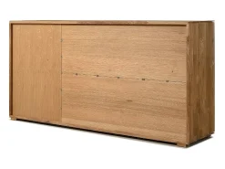 Aparador madera maciza de roble 3 puertas Inka 172 cm
