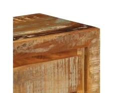 Aparador madera maciza reciclada 120x30x75 cm