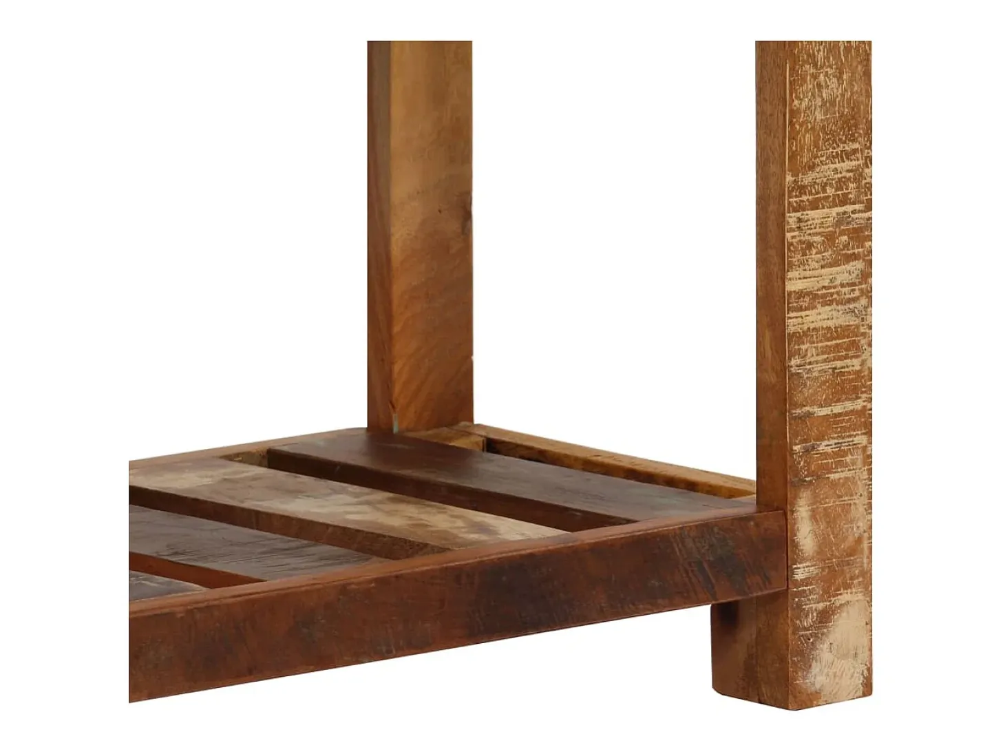 Aparador madera maciza reciclada 120x30x75 cm