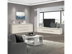 Aparador MAGIC con 2 puertas y 3 cajones color cachemira - 180x40x80 cm