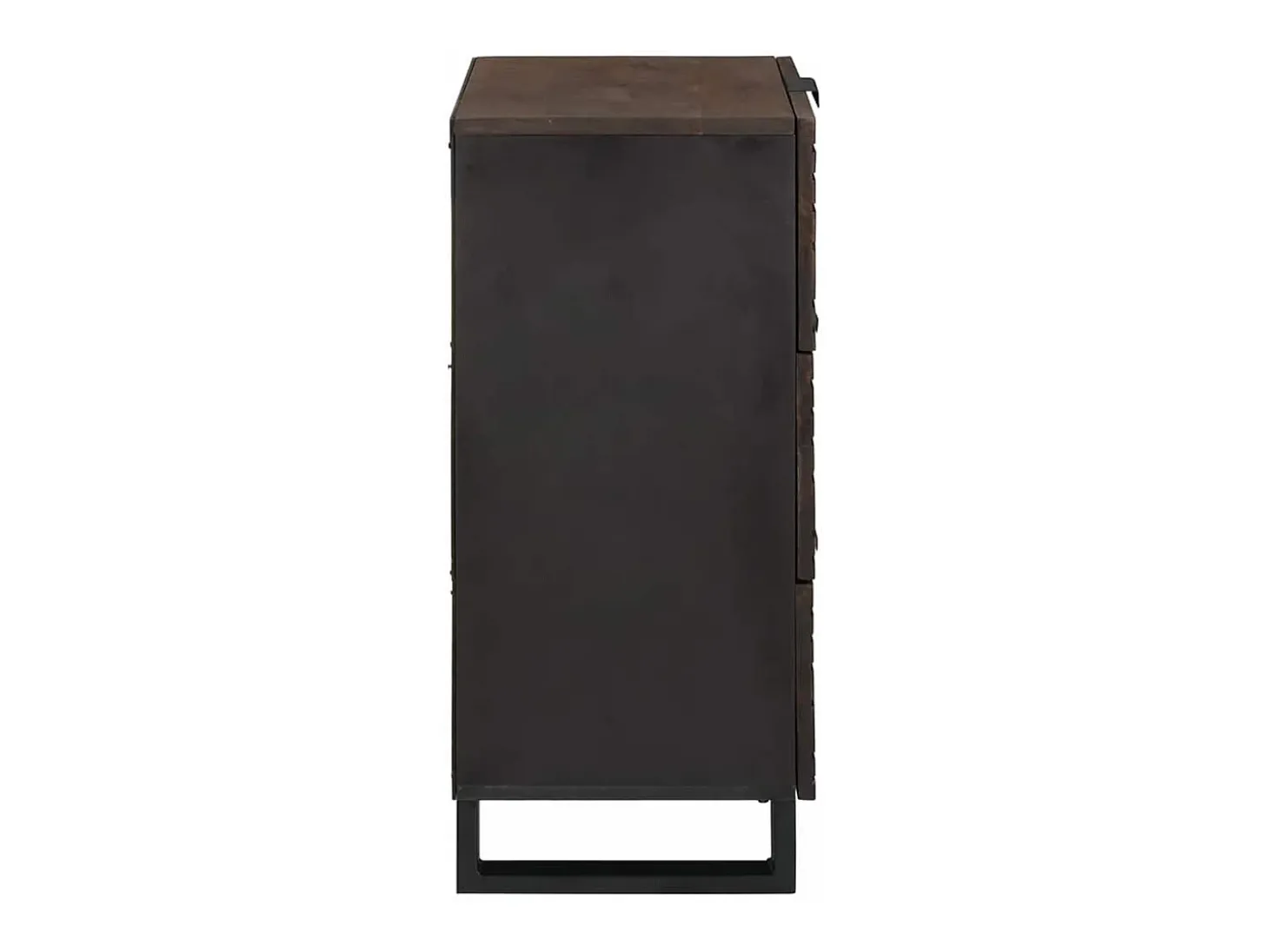 Aparador Marrón 40 x 33 x 75 cm madera maciza de mango