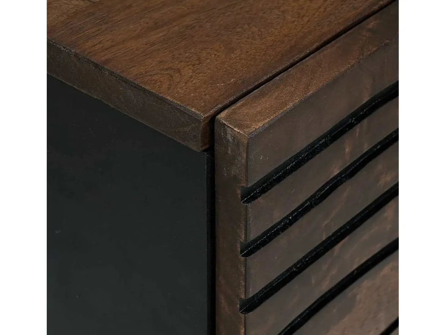 Aparador Marrón 40 x 33 x 75 cm madera maciza de mango