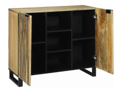 Aparador Marrón 90 x 33 x 75 cm madera maciza de mango