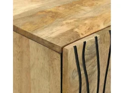 Aparador Marrón 60 x 33 x 75 cm madera maciza de mango