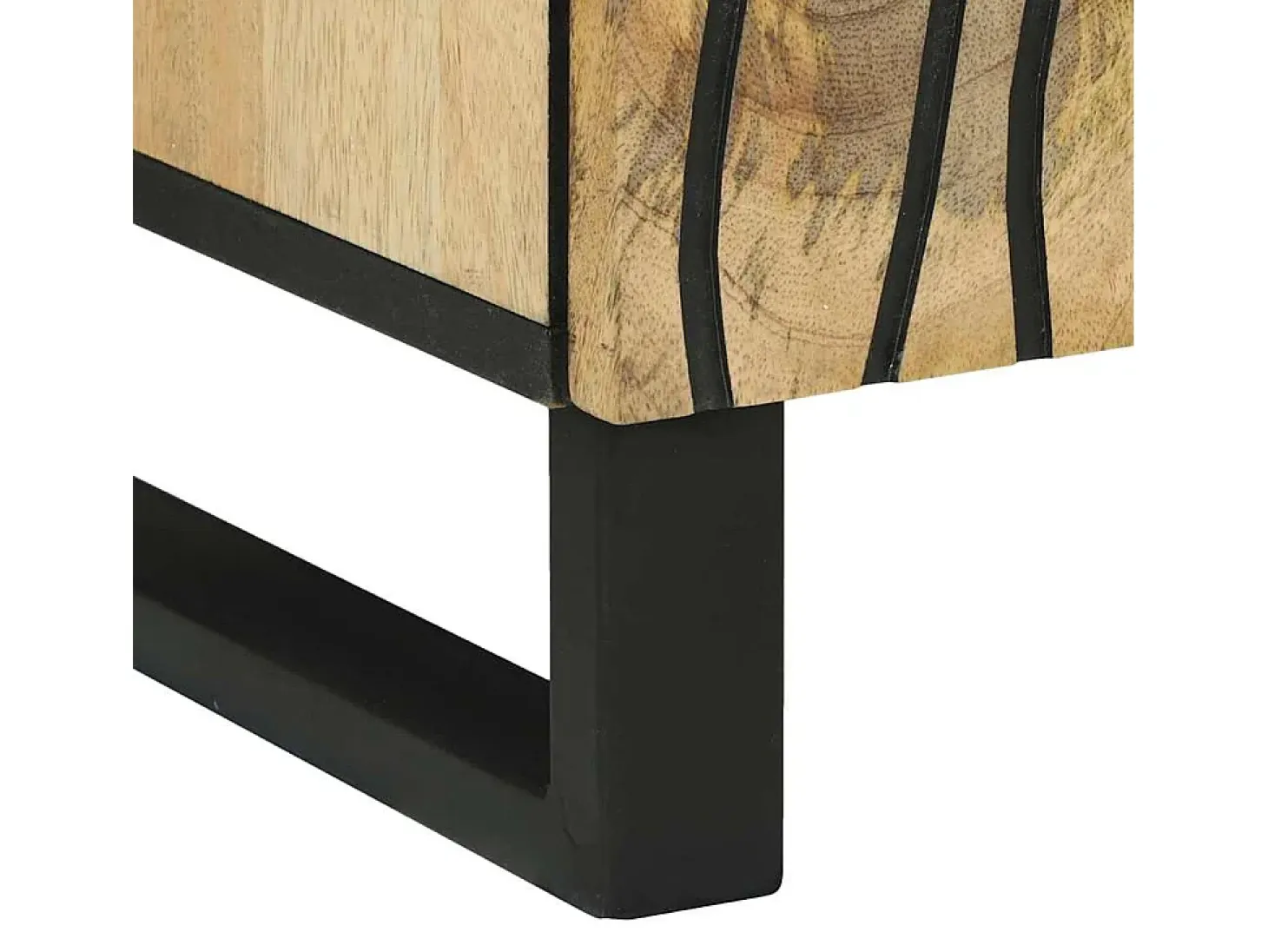 Aparador Marrón 60 x 33 x 75 cm madera maciza de mango