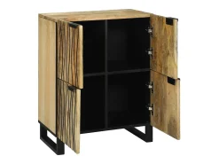 Aparador Marrón 60 x 33 x 75 cm madera maciza de mango
