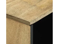Aparador Marrón 80 x 33 x 75 cm madera maciza de mango