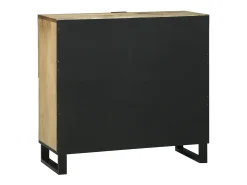 Aparador Marrón 80 x 33 x 75 cm madera maciza de mango