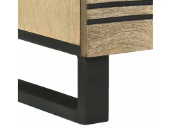 Aparador Marrón 80 x 33 x 75 cm madera maciza de mango