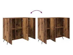 Aparador Marrón 90 x 34 x 80 cm Madera de Ingeniería