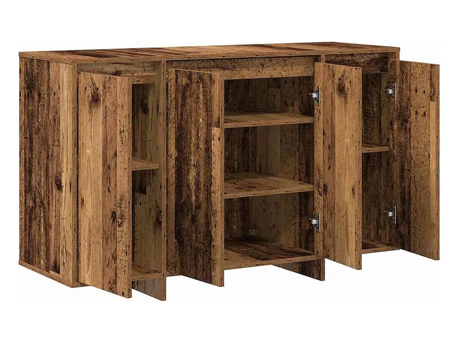Aparador marrón Madera vieja Madera 120 x 41 x 75 cm Aparador
