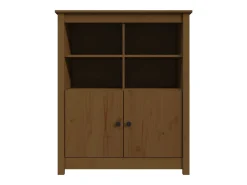 Aparador Marrón Miel 83x41,5x100 cm Madera Maciza de Pino