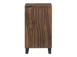 Aparador marrón 40x33x75 cm madera maciza de mango