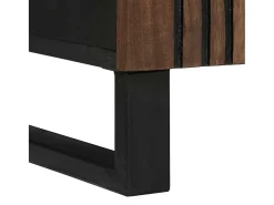 Aparador marrón 60x33x75 cm madera maciza de mango