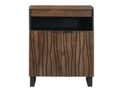 Aparador marrón 60x33x75 cm madera maciza de mango