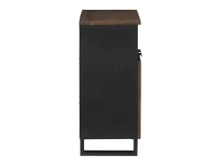Aparador marrón 60x33x75 cm madera maciza de mango
