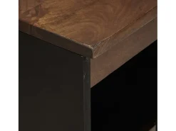 Aparador marrón 60x33x75 cm madera maciza de mango