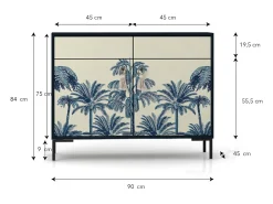 Aparador MDF 2 puertas 2 cajones estampado HECHO EN ESPAÑA