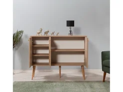 Aparador Mega-730 sonoma color roble 120x36x90 cm