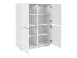 Aparador móvil cocina moderna salón diseño blanco 100x40cm Judy