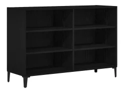 Aparador negro 103,5 x 35 x 70 cm Madera de ingeniería