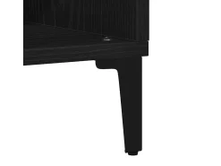 Aparador negro 103,5 x 35 x 70 cm Madera de ingeniería