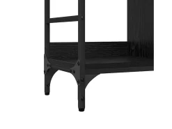 Aparador negro 102 x 32 x 73,5 cm Madera de ingeniería