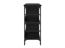 Aparador negro 102 x 32 x 73,5 cm Madera de ingeniería