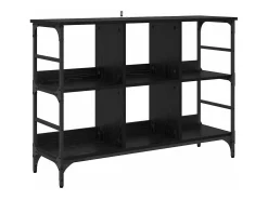 Aparador negro 102 x 32 x 73,5 cm Madera de ingeniería