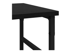 Aparador negro 102 x 32 x 73,5 cm Madera de ingeniería