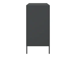 Aparador negro 68x39x79 cm acero