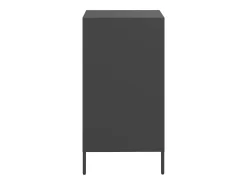 Aparador negro 35x39x73,5 cm acero laminado en frío