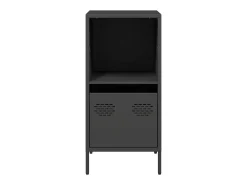 Aparador negro 35x39x73,5 cm acero laminado en frío