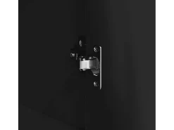 Aparador negro 120x41x75 cm en madera de ingeniería