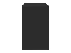 Aparador negro 120x41x75 cm en madera de ingeniería