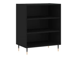 Aparador negro 57x35x70 cm madera de ingeniería