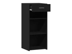 Aparador negro 40x42,5x93 cm madera contrachapada