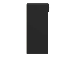 Aparador negro 40x42,5x93 cm madera contrachapada