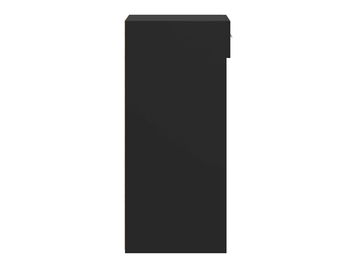 Aparador negro 40x42,5x93 cm madera contrachapada