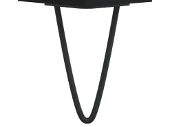 Aparador negro 60x35x70 cm Madera de ingeniería