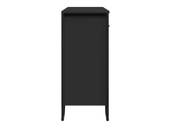Aparador negro 97x32,5x74,5 cm madera de ingeniería